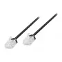 LogiLink Cat.6A U/UTP Slim High-Flex Patch Cable, 0.5 m, Black
