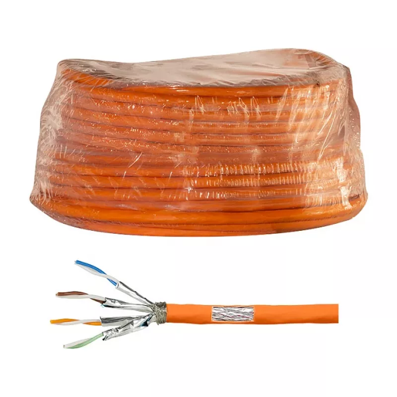 LogiLink Cat.7 1000 MHz Installation Cable 23 AWG S/FTP 50m, Orange