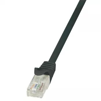 LogiLink Cat.6 U/UTP Patch Cable, 1.5m, Black, EconLine