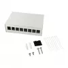 LogiLink Consolidation Point Box 8-Port, Desk/Wall/DIN Rail Mounting, Grey