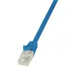 LogiLink CP1026U Cat 5e U/UTP Patch Cable, 0.5 m, Blue, Snagless