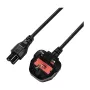 Logilink CP120 Power Cable, BS 1363 (UK) to IEC C5, Black, 1.8 m