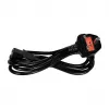 Logilink CP121 Power Cable - BS 1363 (UK) to IEC C13, 1.8m, Black