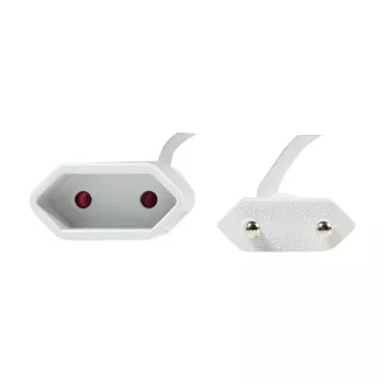 LogiLink CP125 Power Extension Cable, Europlug CEE 7/16 Male to Female, 1 m, White