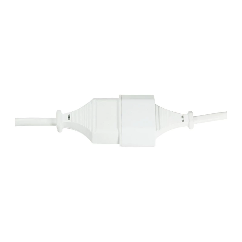 LogiLink CP125 Power Extension Cable, Europlug CEE 7/16 Male to Female, 1 m, White