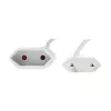 LOGILINK CP127 Power Extension Cable, CEE 7/16, White, 3 m