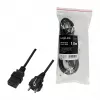 Logilink CP151 Power Cable, CEE 7/7 to IEC C19, Black, 1 m