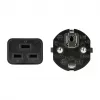 Logilink CP151 Power Cable, CEE 7/7 to IEC C19, Black, 1 m