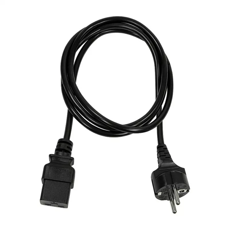 Logilink CP151 Power Cable, CEE 7/7 to IEC C19, Black, 1 m