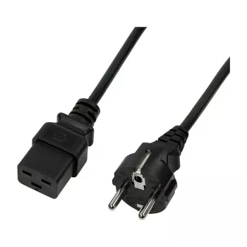 Logilink CP151 Power Cable, CEE 7/7 to IEC C19, Black, 1 m