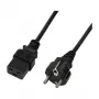 Logilink CP151 Power Cable, CEE 7/7 to IEC C19, Black, 1 m
