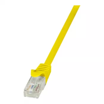 LogiLink CP2017U Cat.6 U/UTP Patch Cable, 0.25 m, Yellow, Snagless RJ45