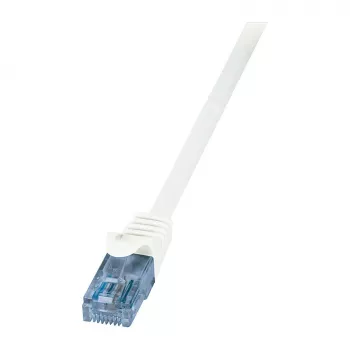 LogiLink CP3051U Cat.6A U/UTP Patch Cable, RJ45, White, 3.2 m