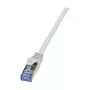 LogiLink CQ3132S Cat6a S/FTP Patch Cable, RJ45, 40 m, Grey, LSZH, 10 Gbps
