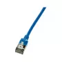LogiLink CQ9066S Slim Cat6a U/FTP (STP) Network Cable 3m Blue