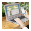 LogiLink CU0350 USB 2.0 Type-C to Type-C Cable, 1 m, Nylon Braided, Blue, 60W Power Delivery, 480 Mbps