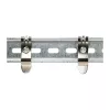 LogiLink DIN Rail Mounting Brackets, Stainless Steel, 2 pcs