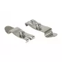 LogiLink DIN Rail Mounting Brackets, Stainless Steel, 2 pcs
