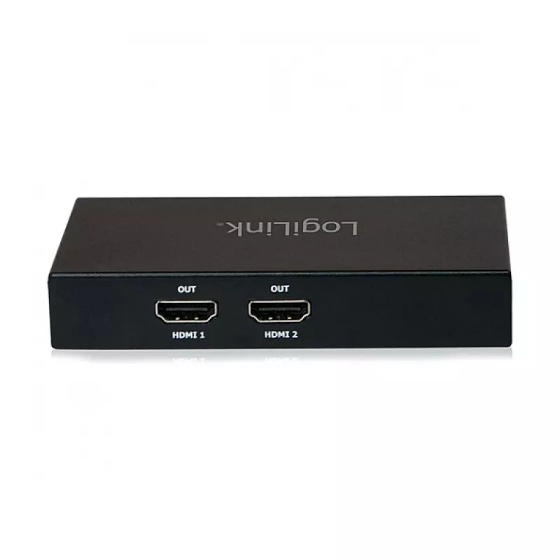 LogiLink DisplayPort Splitter 1x2 Mini DP to 2x HDMI 4K 30Hz HDCP