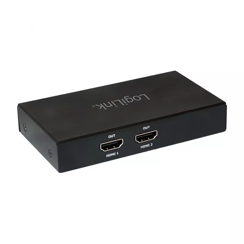 LogiLink DisplayPort Splitter 1x2 Mini DP to 2x HDMI 4K 30Hz HDCP