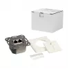 LogiLink DSIT Flush-Mount Cat. 6a Shielded 2-Port RJ45 Outlet Ivory