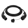 LogiLink Electric Car Charging Cable Type 2, 11 kW, 3-Phase, 20 A, 10 m, Black