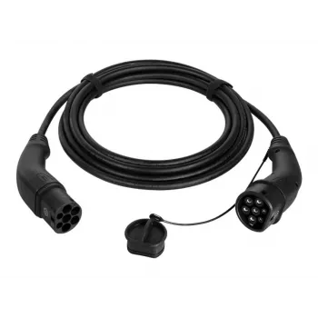 LogiLink Electric Car Charging Cable Type 2, 11 kW, 3-Phase, 20 A, 10 m, Black
