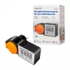 LogiLink Energy Cost Meter Outdoor, IP44 Splash-Proof, 16A, 3680W, Schuko, LCD