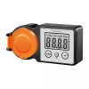 LogiLink Energy Cost Meter Outdoor, IP44 Splash-Proof, 16A, 3680W, Schuko, LCD