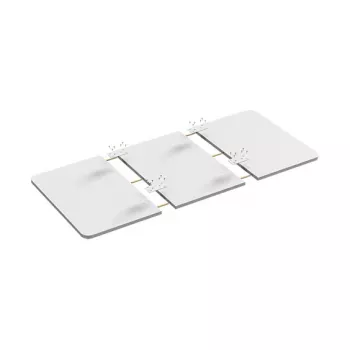 LOGILINK EO0038 Table Top, 3-Piece Partioned, 1200x600mm, White