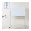 LogiLink EO0064 Mobile Double-Sided Magnetic Dry Erase Whiteboard 120x80 cm White/Silver