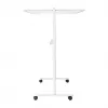 LogiLink EO0064 Mobile Double-Sided Magnetic Dry Erase Whiteboard 120x80 cm White/Silver