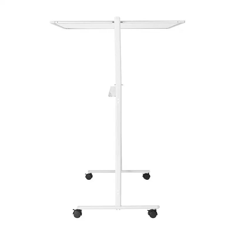 LogiLink EO0064 Mobile Double-Sided Magnetic Dry Erase Whiteboard 120x80 cm White/Silver