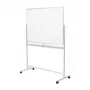 LogiLink EO0064 Mobile Double-Sided Magnetic Dry Erase Whiteboard 120x80 cm White/Silver