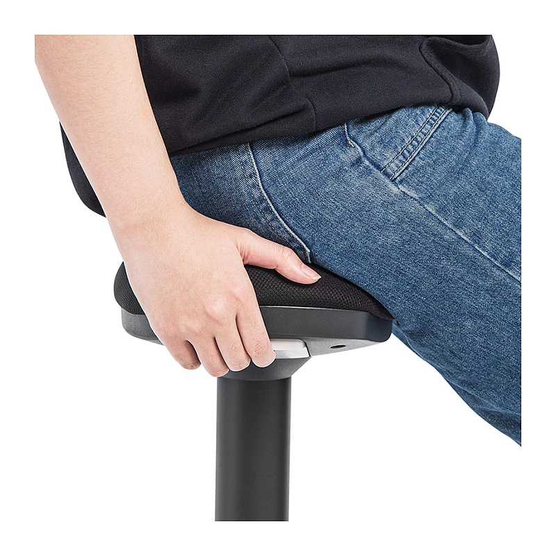 LOGILINK EO0071 Ergonomic Height Adjustable Wobble Stool, Orange – 120kg Capacity, Gas Spring