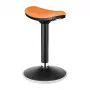 LOGILINK EO0071 Ergonomic Height Adjustable Wobble Stool, Orange – 120kg Capacity, Gas Spring