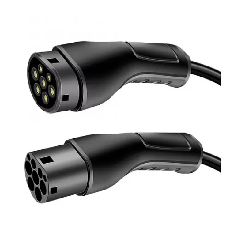 LogiLink EVC0125 Type 2 Electric Car Charging Cable - 11 kW, 3-Phase, 20 A, 7.5 m, Black with Carrying Bag