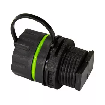 LOGILINK FA05SD1 Outdoor Fibre Optic Duplex SC Connector with Dust Cap – Multimode OM3/OM4, Aqua (10-Pack)