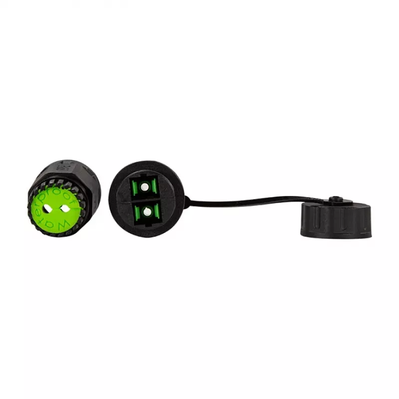LOGILINK FA05SD2 Outdoor Fibre Optic Duplex SC Connector with Cable Gland and Dust Cap