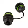 LOGILINK FA05SD2 Outdoor Fibre Optic Duplex SC Connector with Cable Gland and Dust Cap