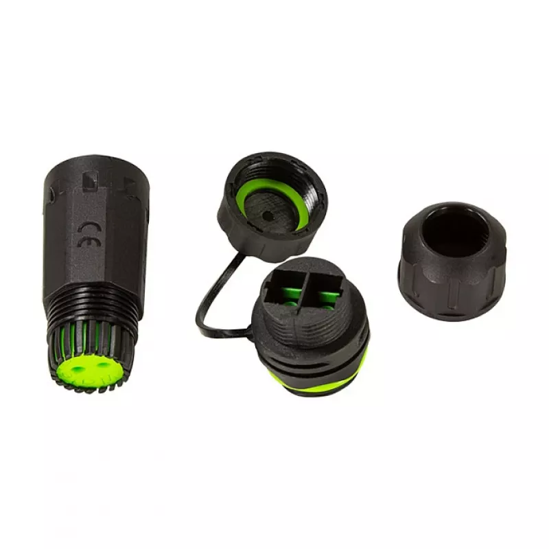 LOGILINK FA05SD2 Outdoor Fibre Optic Duplex SC Connector with Cable Gland and Dust Cap