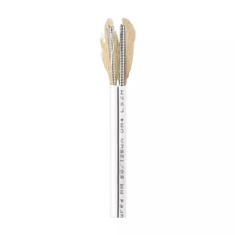 LogiLink FC0LC10 Steel Armored OS2 Duplex LC/APC to LC/APC Fibre Patch Cable, 10 m, White