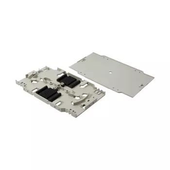 LogiLink Fiber Splice Cassette with 24-Core Crimp Splice Holder, White