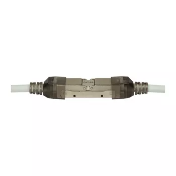 LogiLink Field-Terminable RJ45 Connector Cat.6A STP 10G, Tool-Free IDC, Zinc Die-Cast, AWG 22-26, Silver