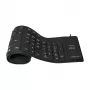 LogiLink Flexible Keyboard with Connection Cable, Black (ID0019)