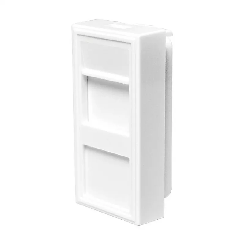 LOGILINK French Faceplate Modular Insert 22.5x45 mm, White