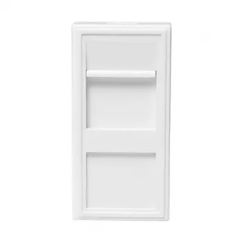 LOGILINK French Faceplate Modular Insert 22.5x45 mm, White