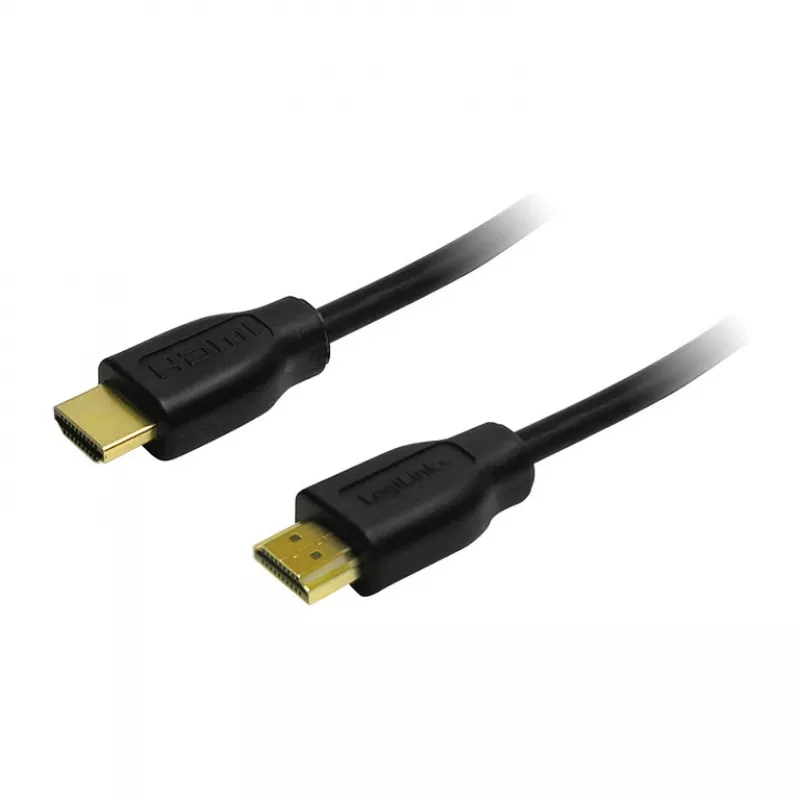 LogiLink HDMI Cable with Ethernet, 4K/30Hz, Black, 7.5m