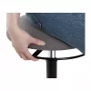 LOGILINK Height Adjustable Wobble Stool EO0022 - Active Sitting Ergonomic Stool with Gas Lift, 360° Swivel, Black