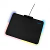 LogiLink ID0155 RGB Gaming Mouse Pad – Silicone Surface, Anti-Slip Rubber Base, USB-A Powered, 36x26cm, Black